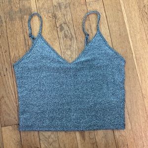 Forever 21, Size small, metallic silver